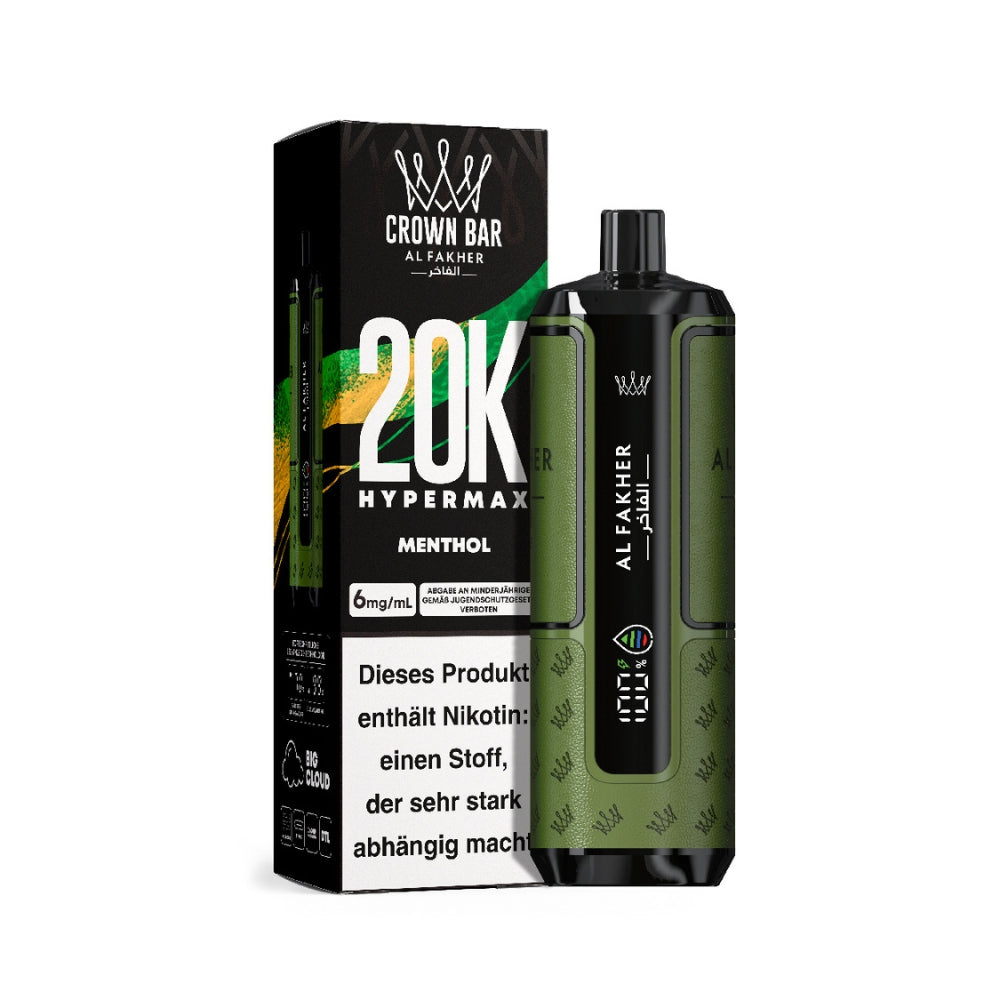 Al Fakher Crown Bar Hypermax 20K (5stk.)
