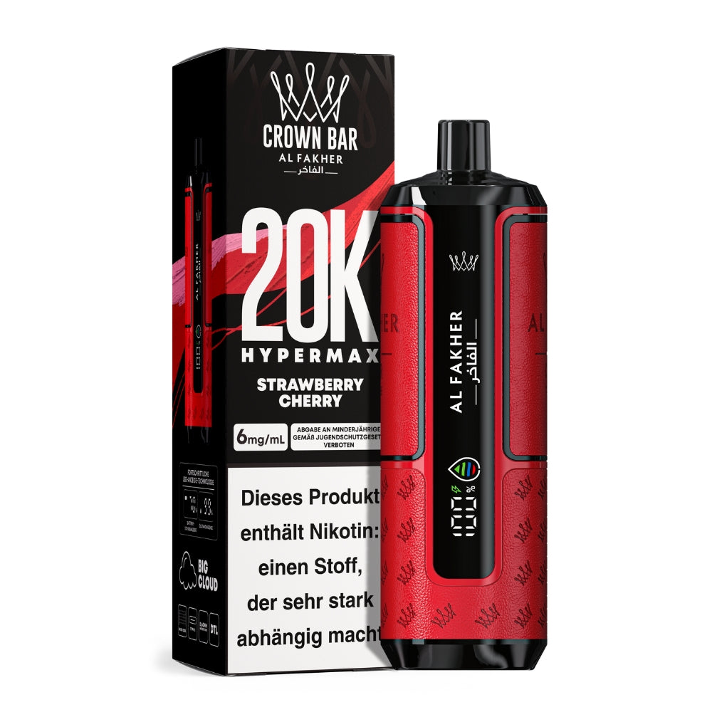 Al Fakher Crown Bar Hypermax 20K (5stk.)