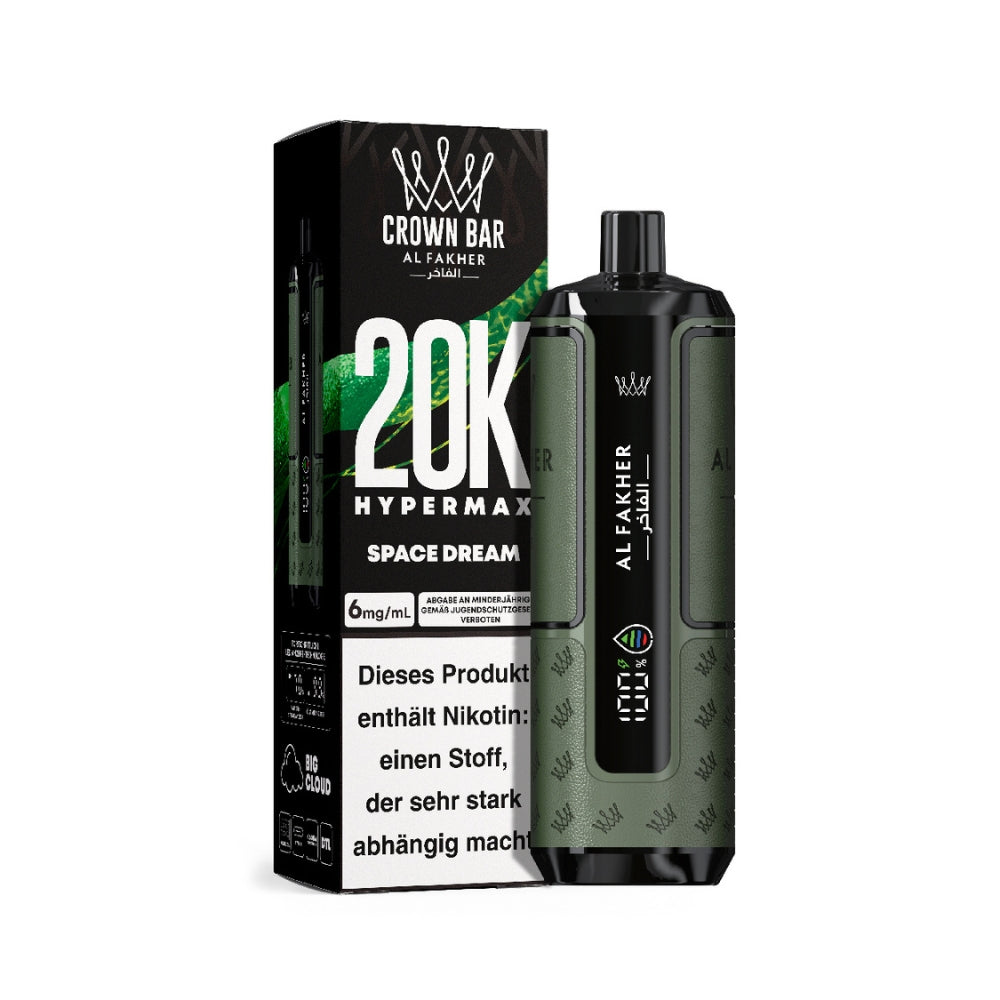 Al Fakher Crown Bar Hypermax 20K (5stk.)