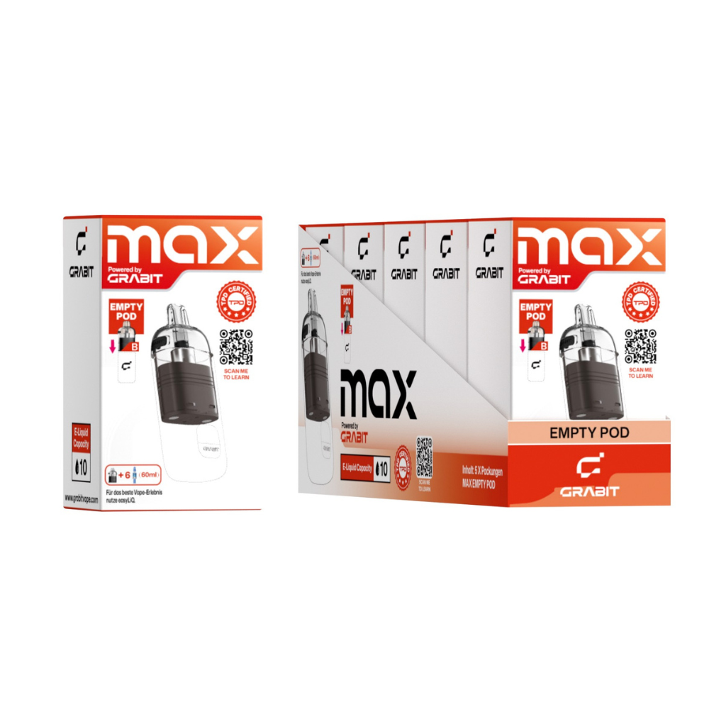 Grabit Max Refillable Pod 10 ml (5stk)