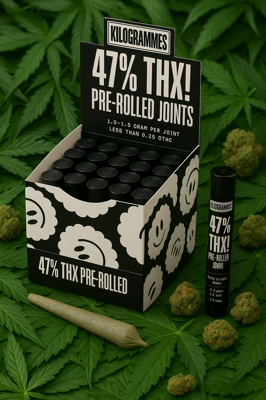 KILOGRAMMES - 47% THX Pre-Rolled Joints (24stk)