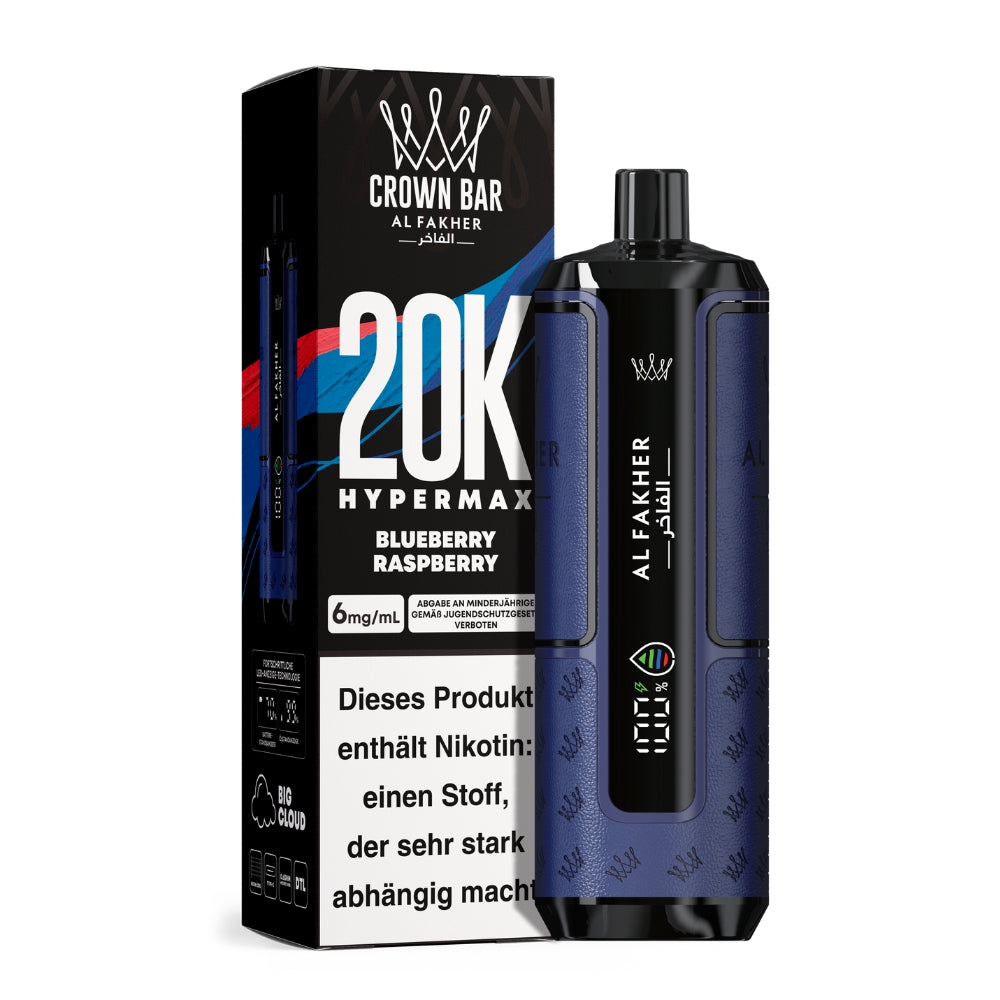 Al Fakher Crown Bar Hypermax 20K (5stk.)