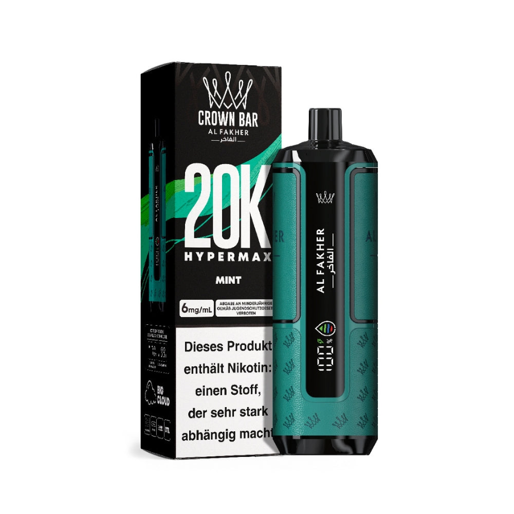 Al Fakher Crown Bar Hypermax 20K (5stk.)