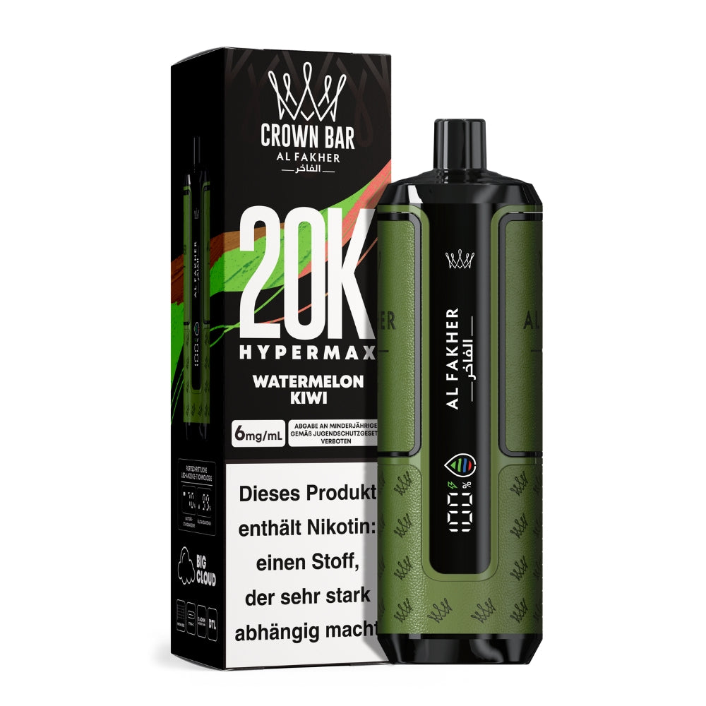 Al Fakher Crown Bar Hypermax 20K (5stk.)