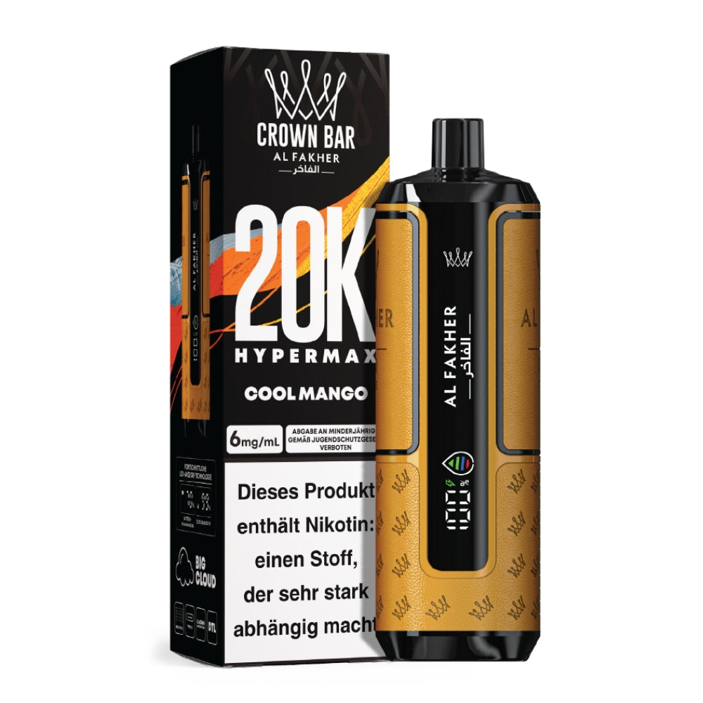 Al Fakher Crown Bar Hypermax 20K (5stk.)