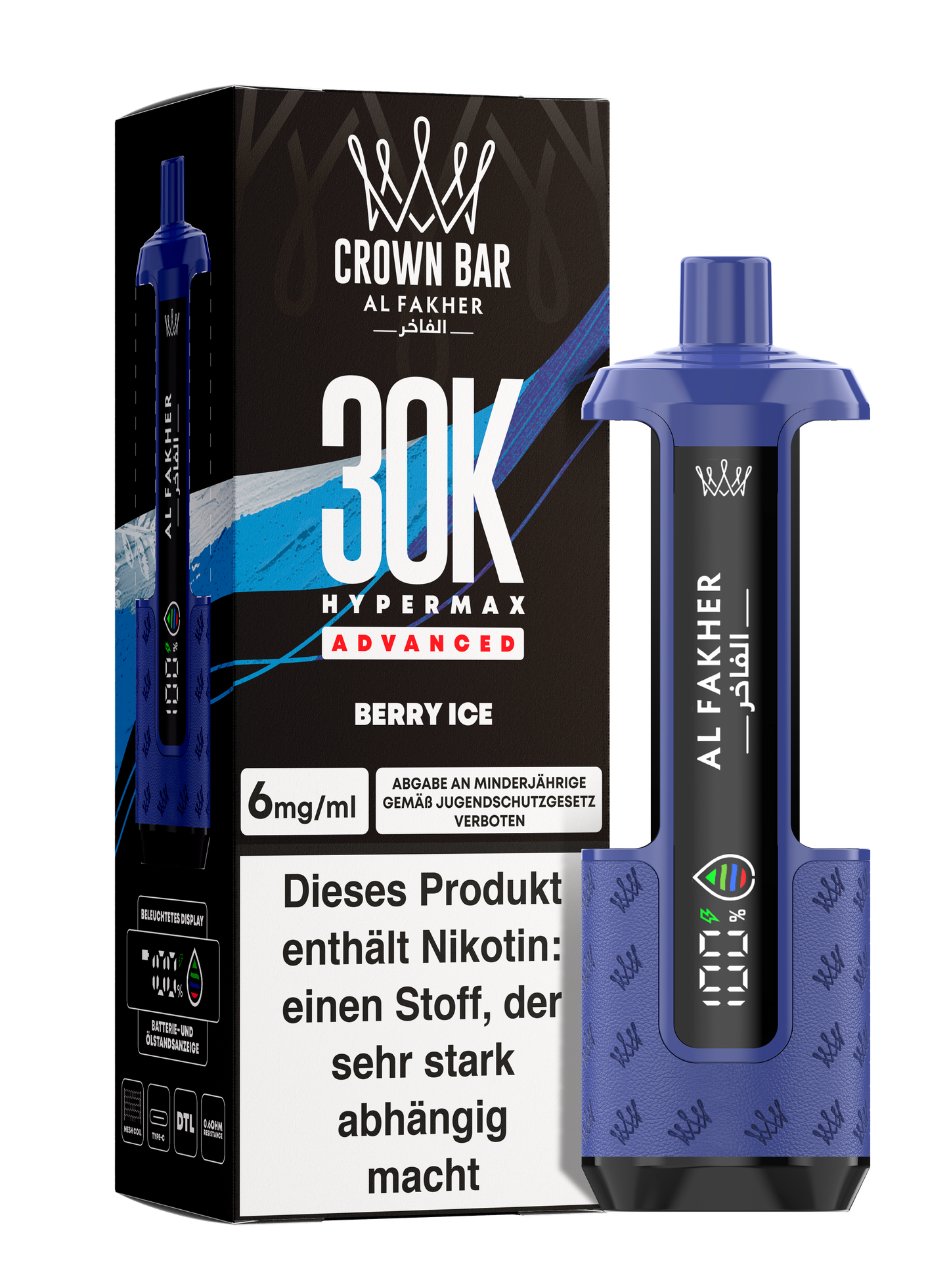 Al Fakher 30K - Hypermax Kit - Gerät + Pods (5stk) !NEU!