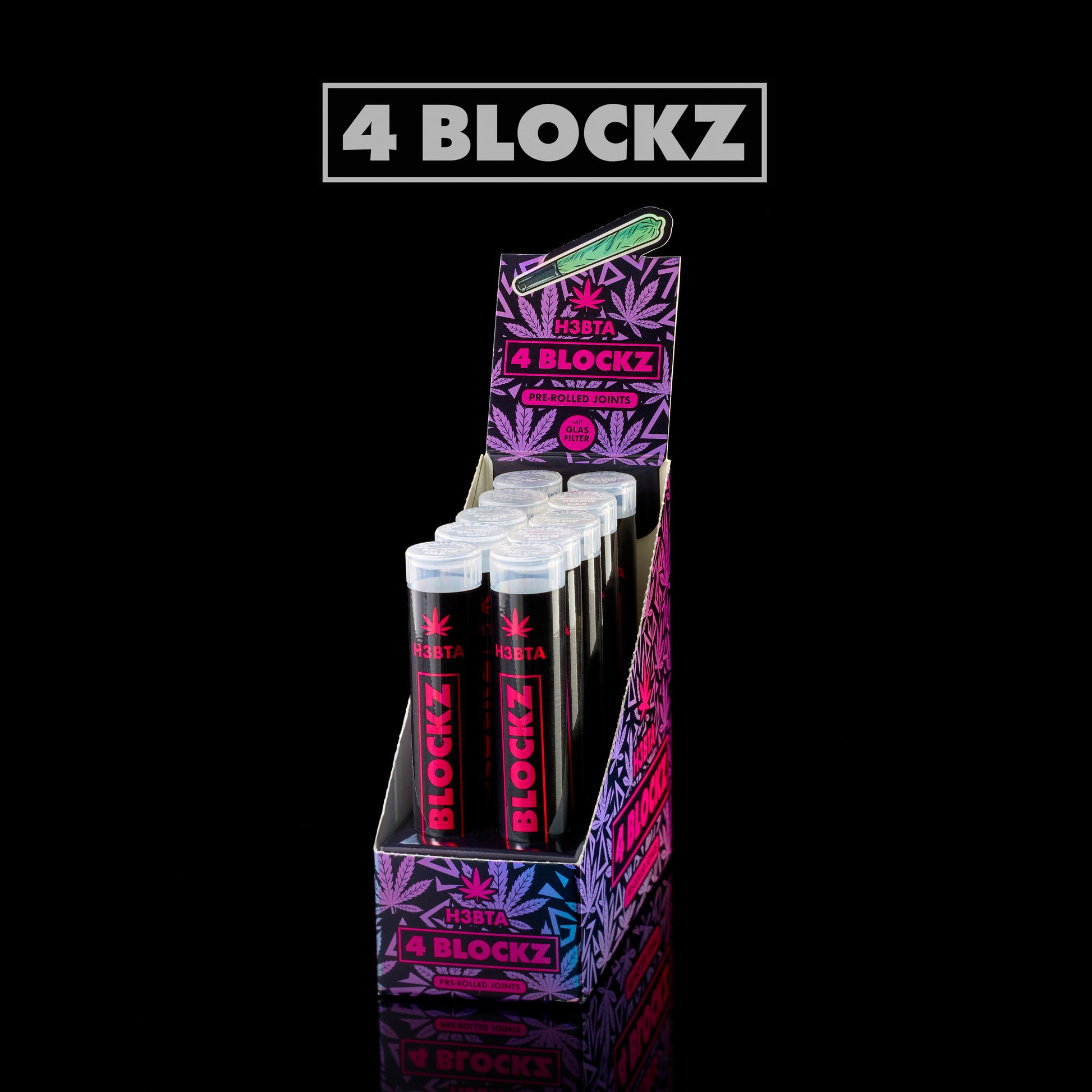 4 BLOCKZ H3BTA Pre-Rolled 10er Box