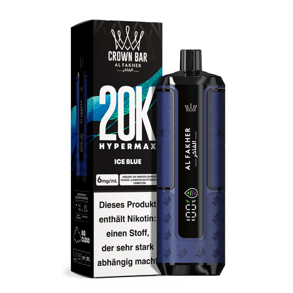 Al Fakher Crown Bar Hypermax 20K (5stk.)