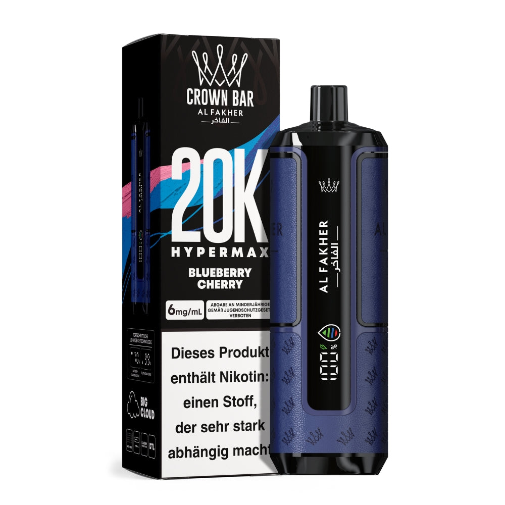 Al Fakher Crown Bar Hypermax 20K (5stk.)