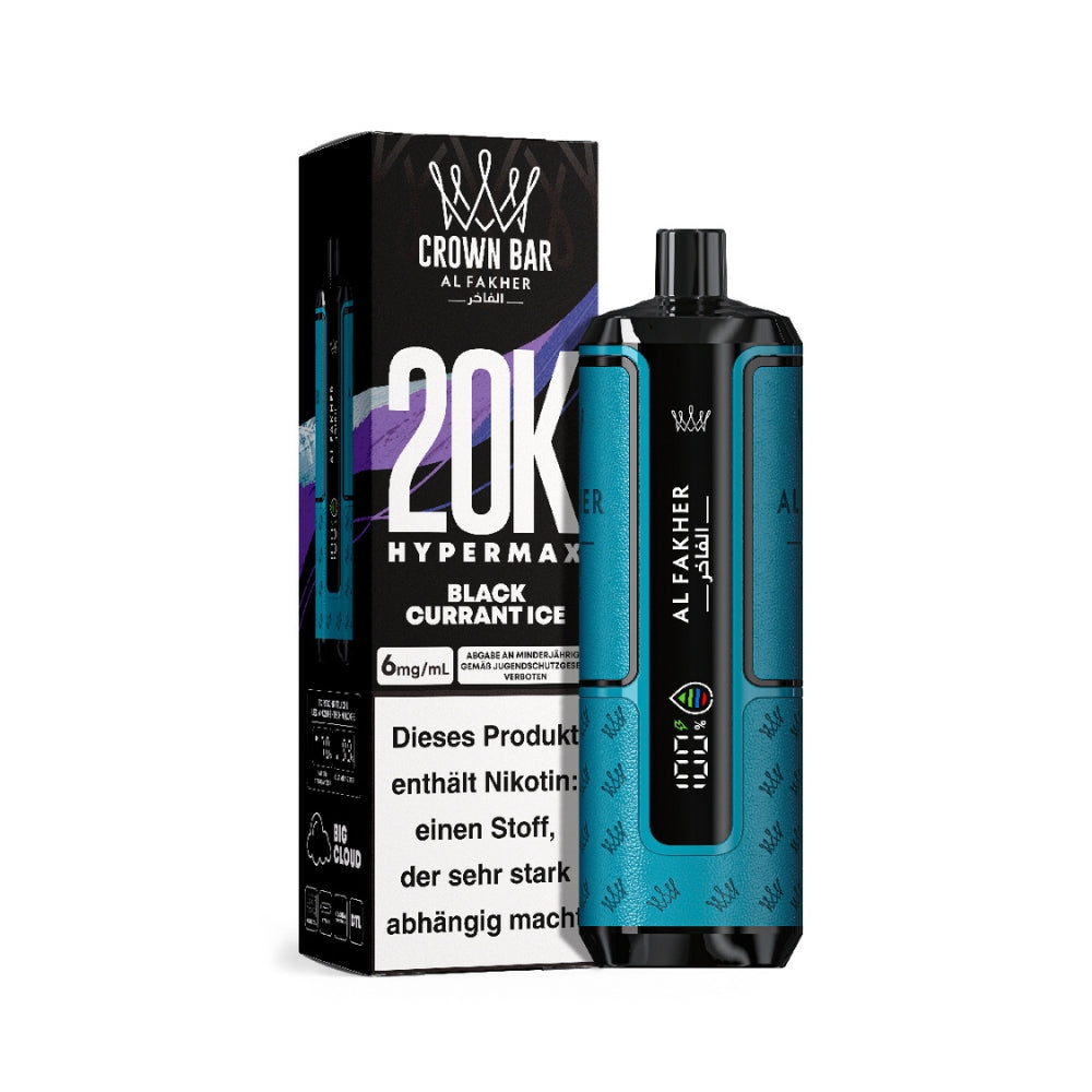 Al Fakher Crown Bar Hypermax 20K (5stk.)