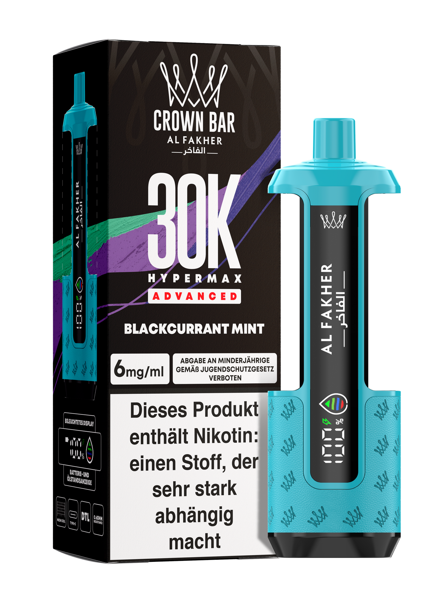 Al Fakher 30K - Hypermax Kit - Gerät + Pods (5stk) !NEU!