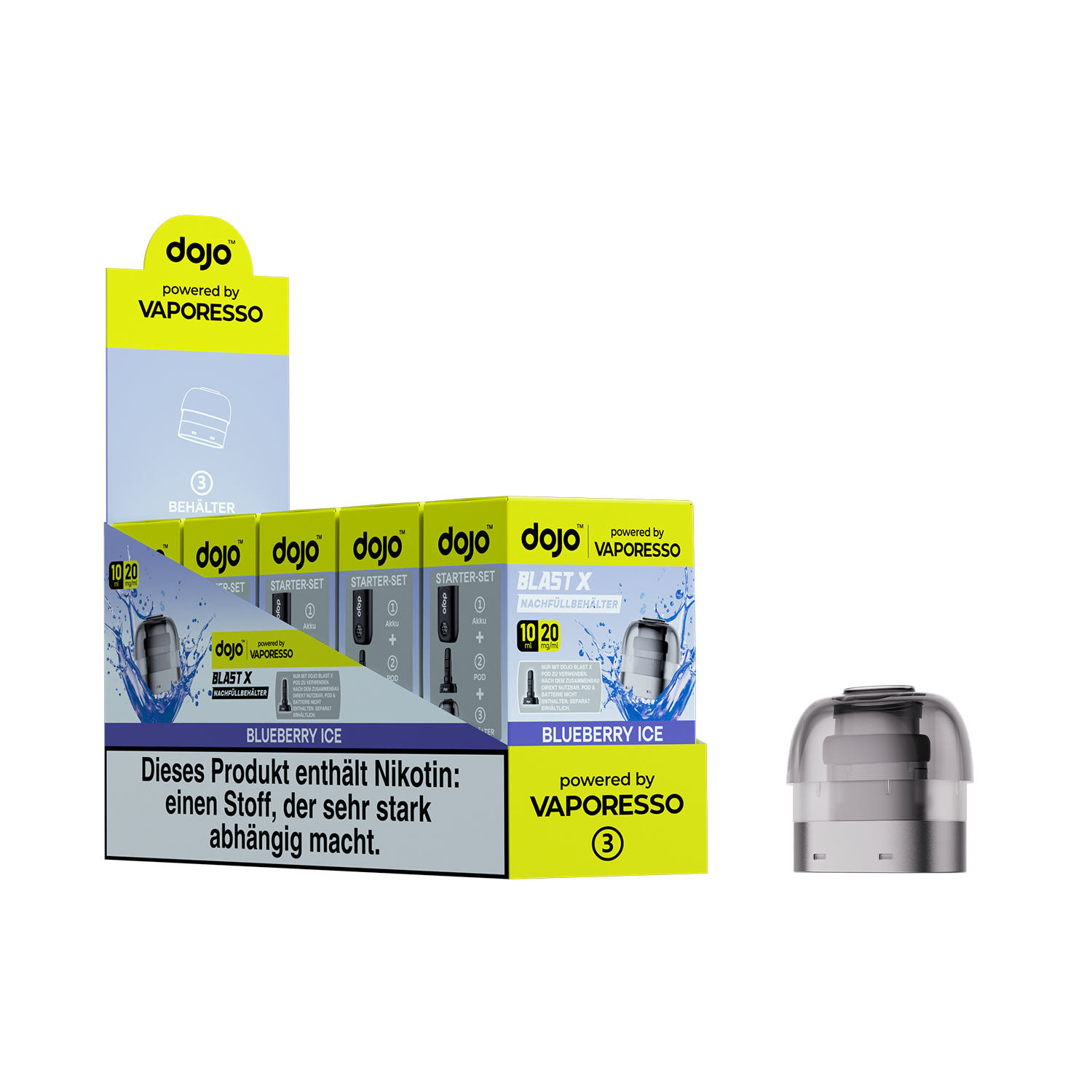 Vaporesso - Dojo Blast X - 10ml Pod (5stk)