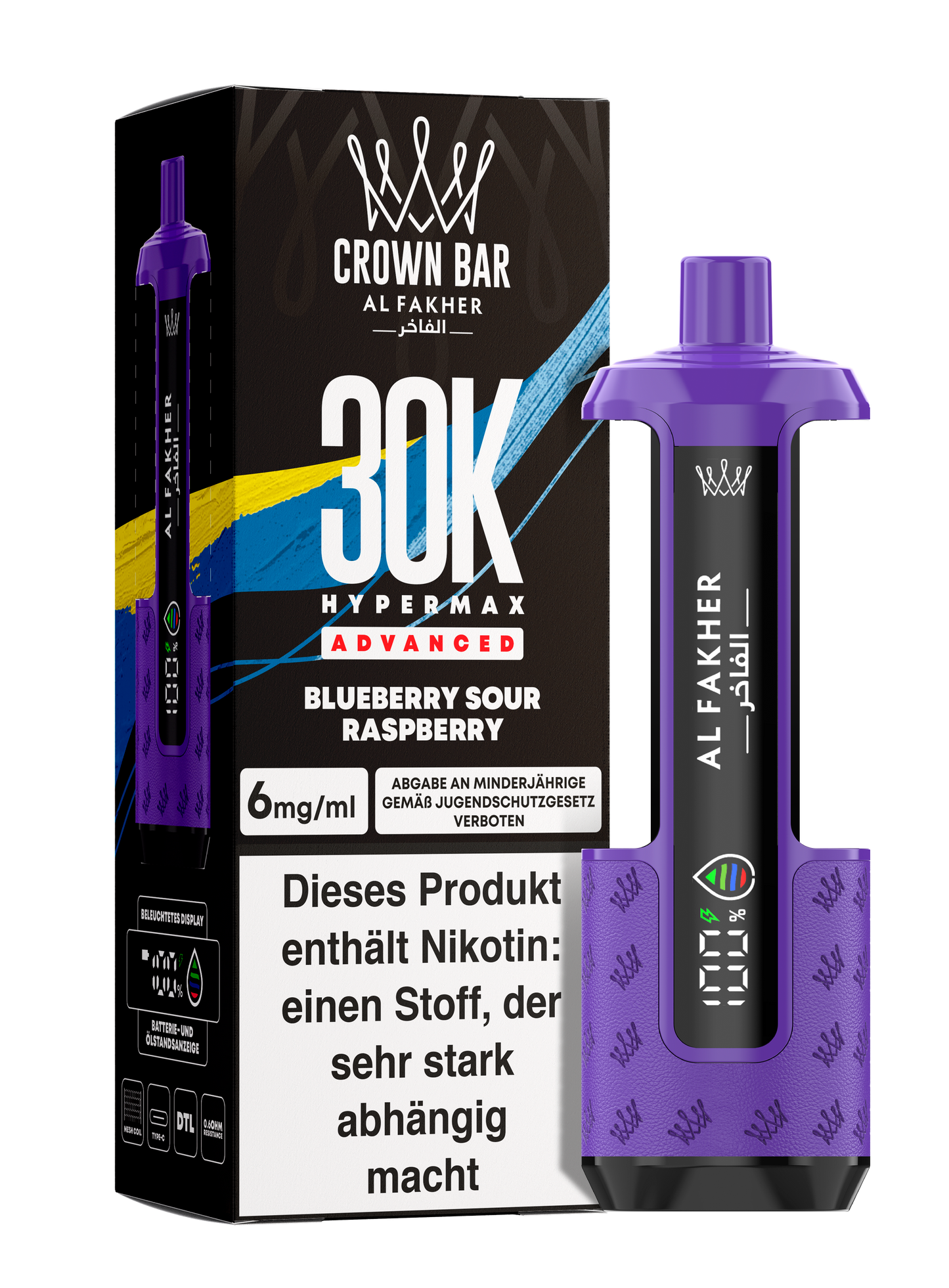 Al Fakher 30K - Hypermax Kit - Gerät + Pods (5stk) !NEU!