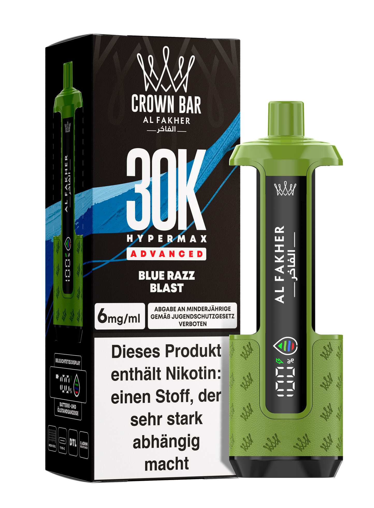 Al Fakher 30K - Hypermax Kit - Gerät + Pods (5stk) !NEU!