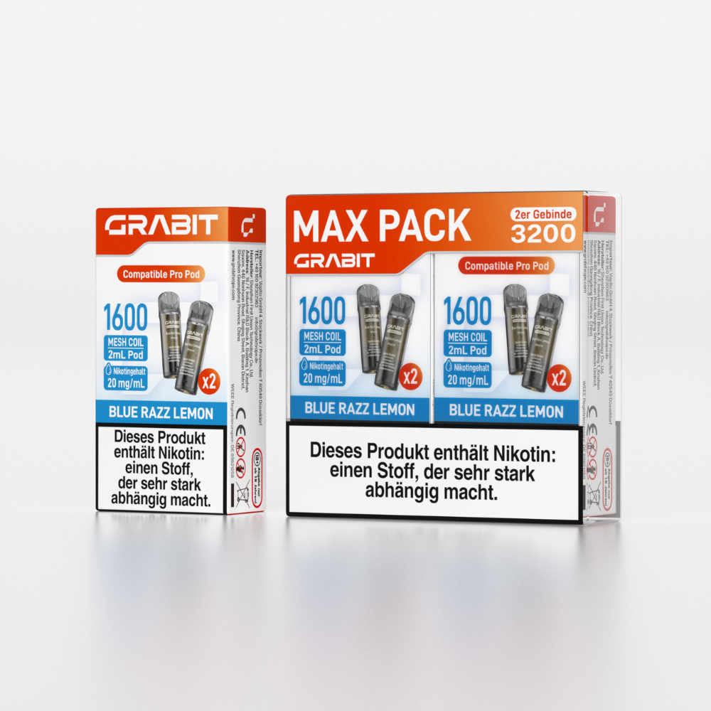 GRABIT MAX Pack 4in1 Pod (10stk.)