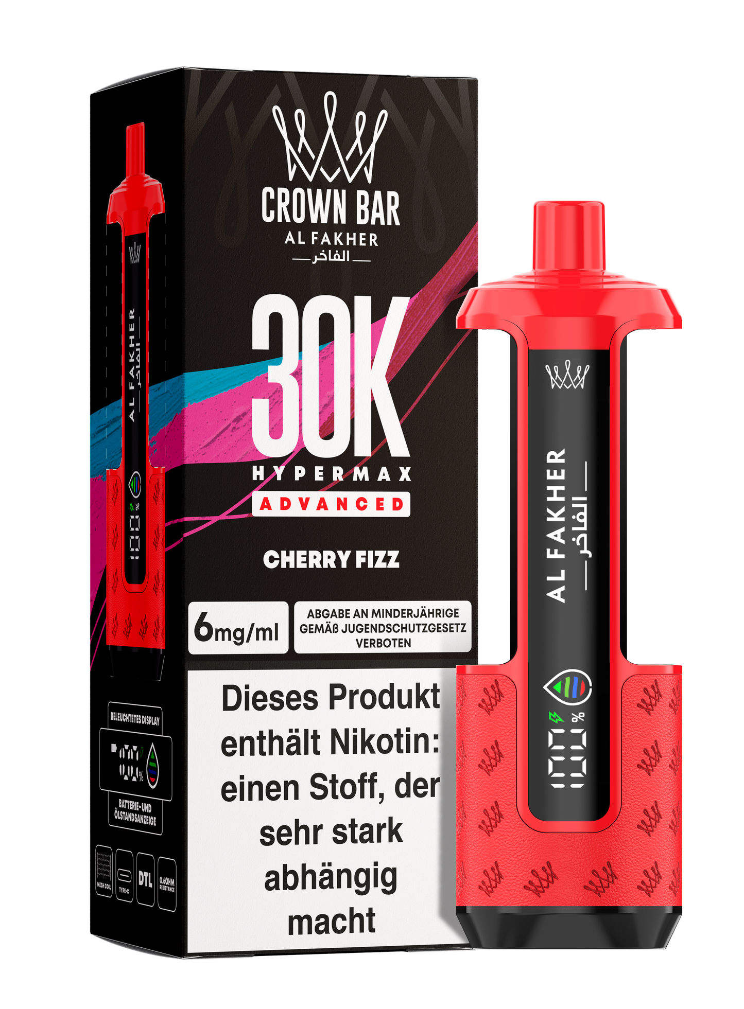 Al Fakher 30K - Hypermax Kit - Gerät + Pods (5stk) !NEU!