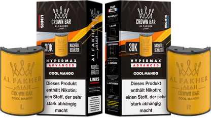 Al Fakher 30K - Hypermax  Pods 2X10ml (5stk)