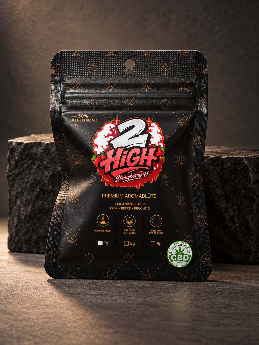 2 HIGH - CBD Blüten (10stk.)