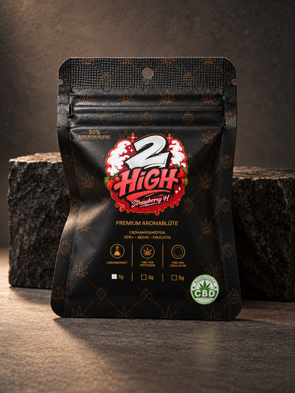2 HIGH - CBD Blüten (10stk.)