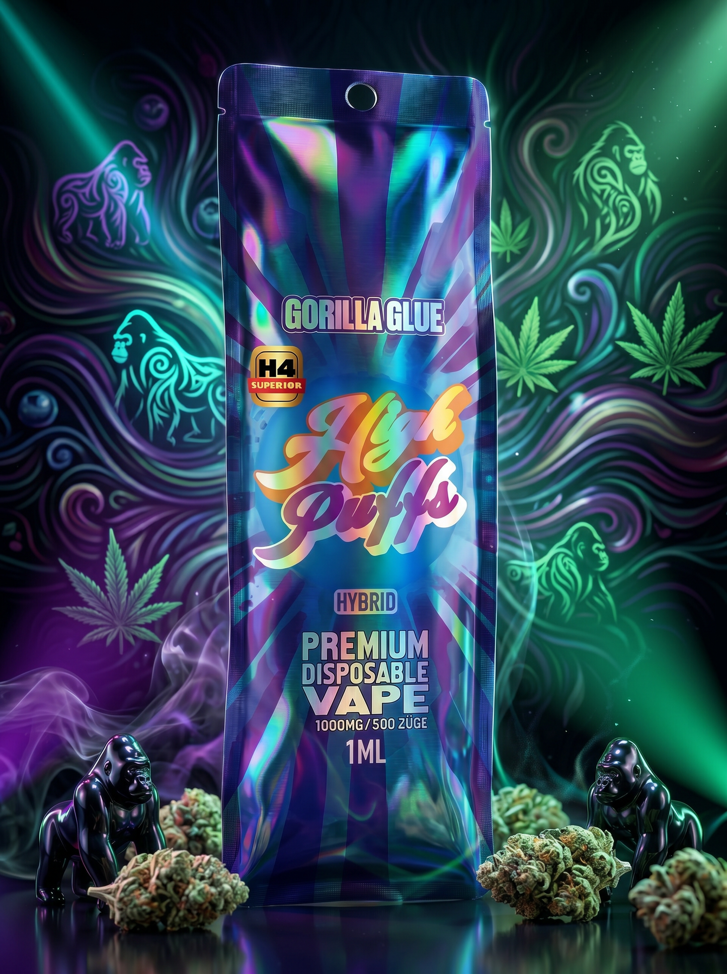 High Puffs – H4 SUPERIOR – E-Zigarette (10stk)
