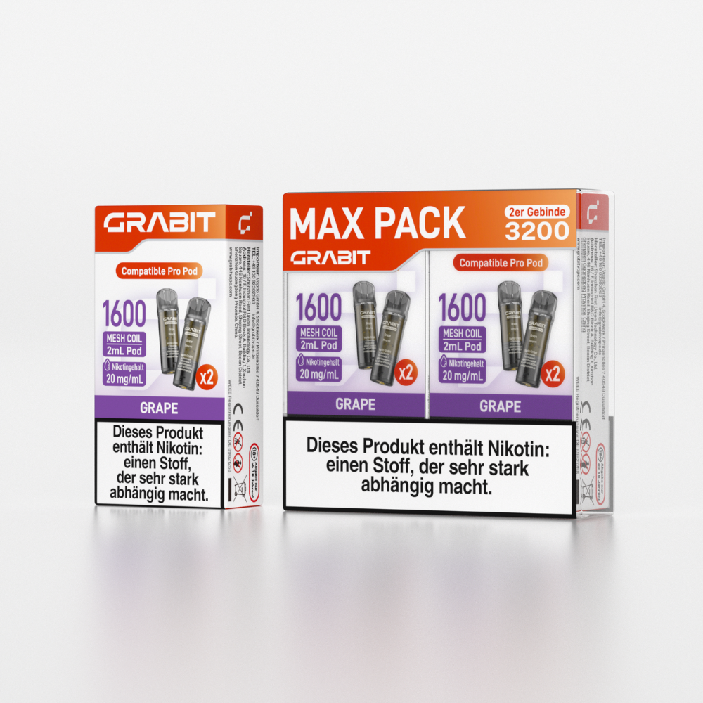 GRABIT MAX Pack 4in1 Pod (10stk.)