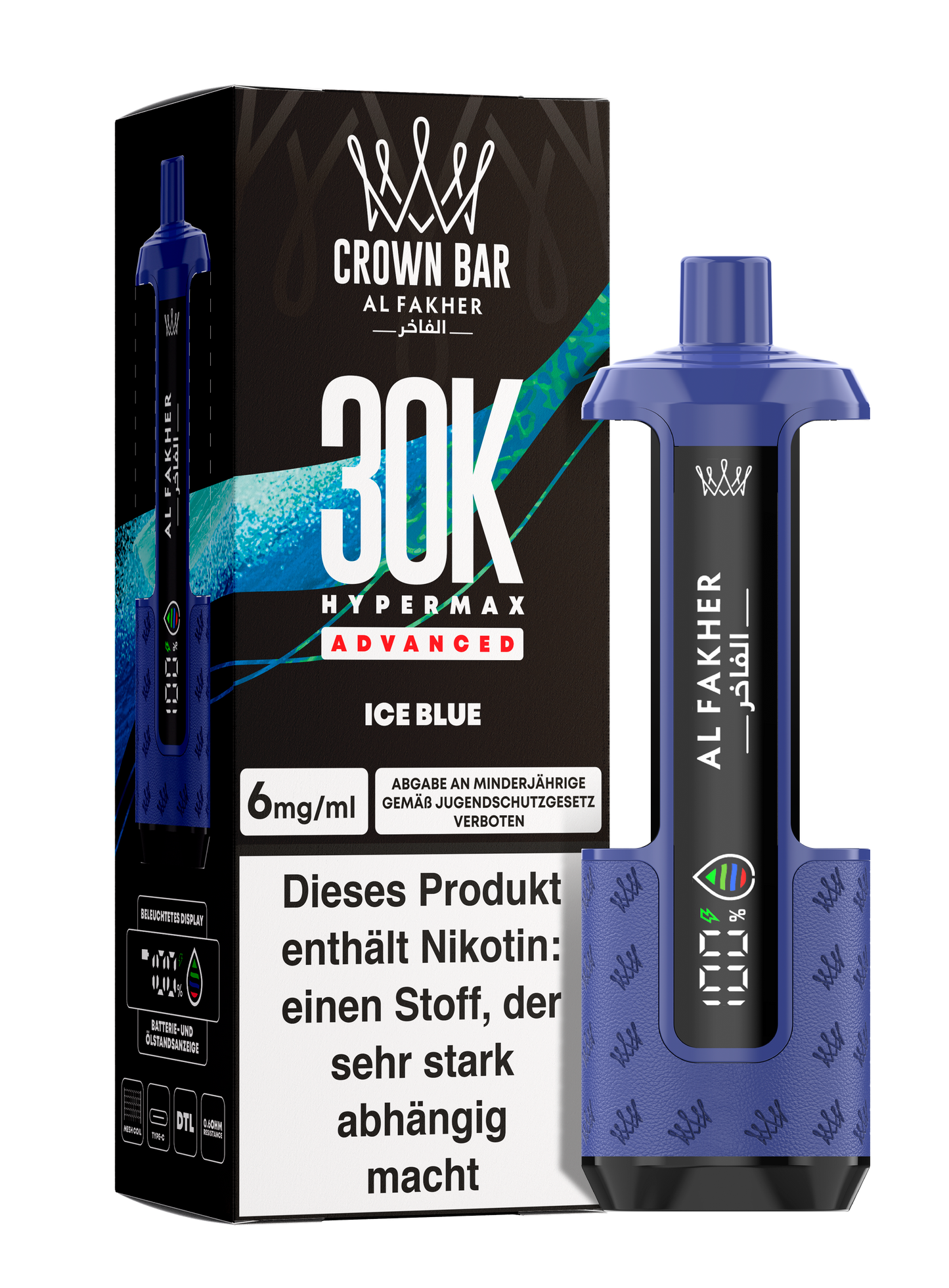 Al Fakher 30K - Hypermax Kit - Gerät + Pods (5stk) !NEU!