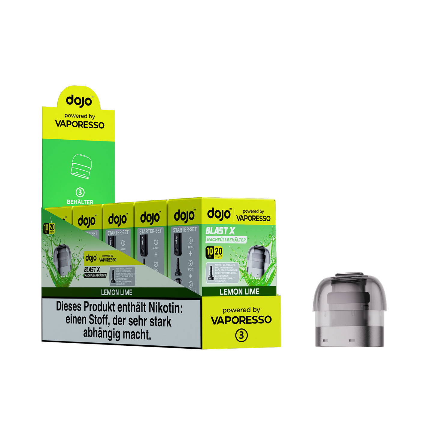 Vaporesso - Dojo Blast X - 10ml Pod (5stk)