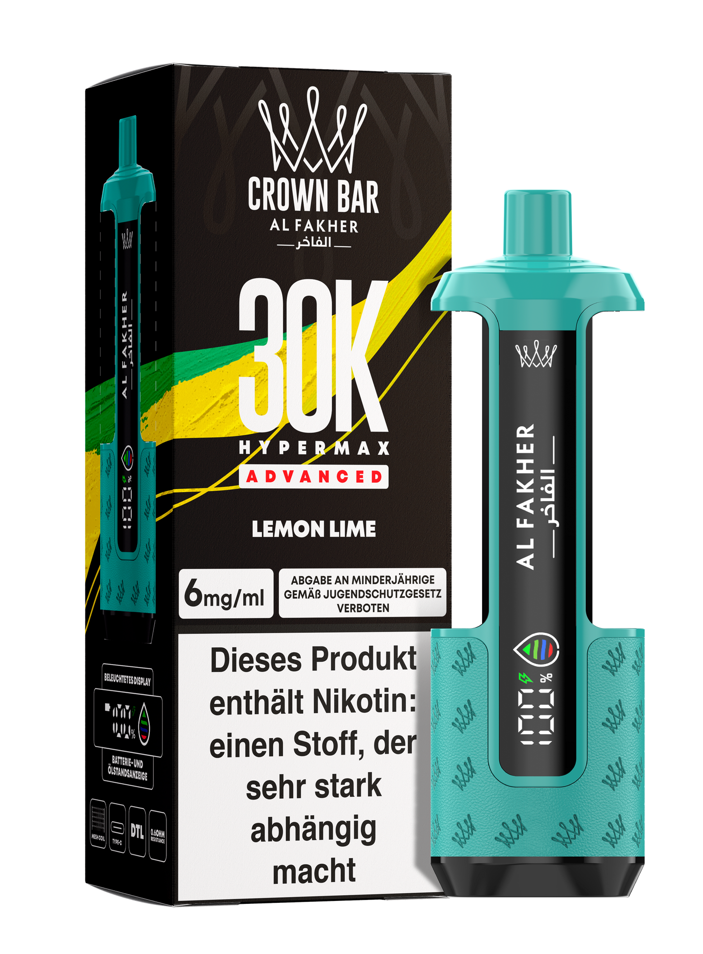 Al Fakher 30K - Hypermax Kit - Gerät + Pods (5stk) !NEU!