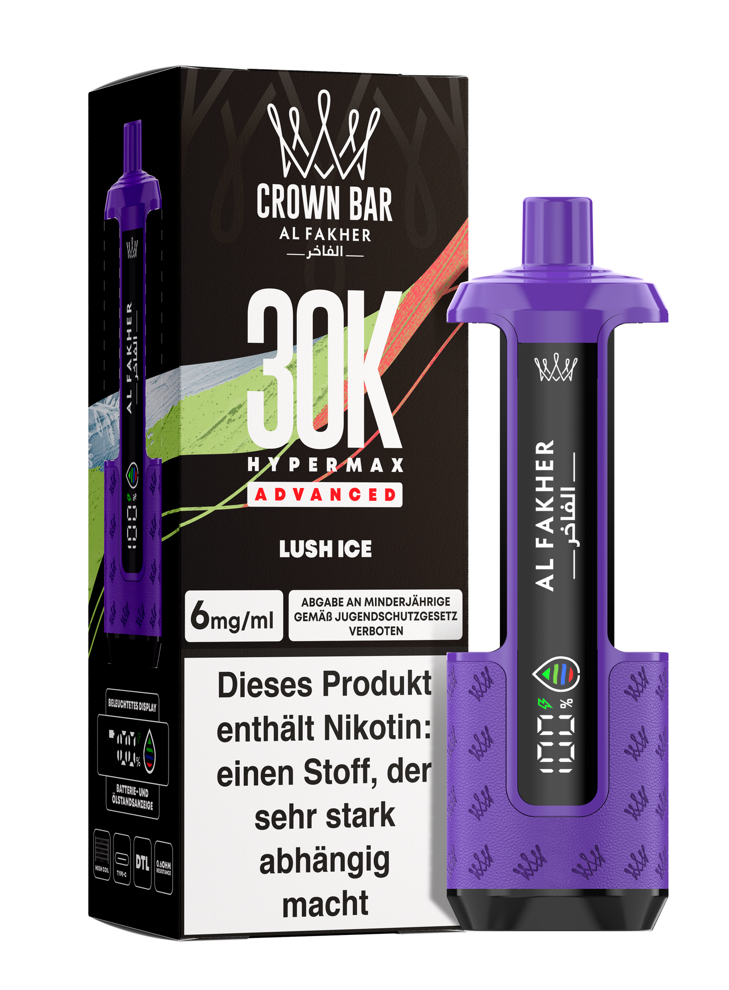 Al Fakher 30K - Hypermax Kit - Gerät + Pods (5stk) !NEU!