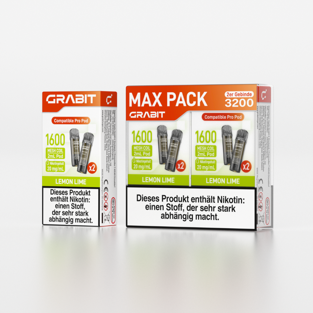 GRABIT MAX Pack 4in1 Pod (10stk.)