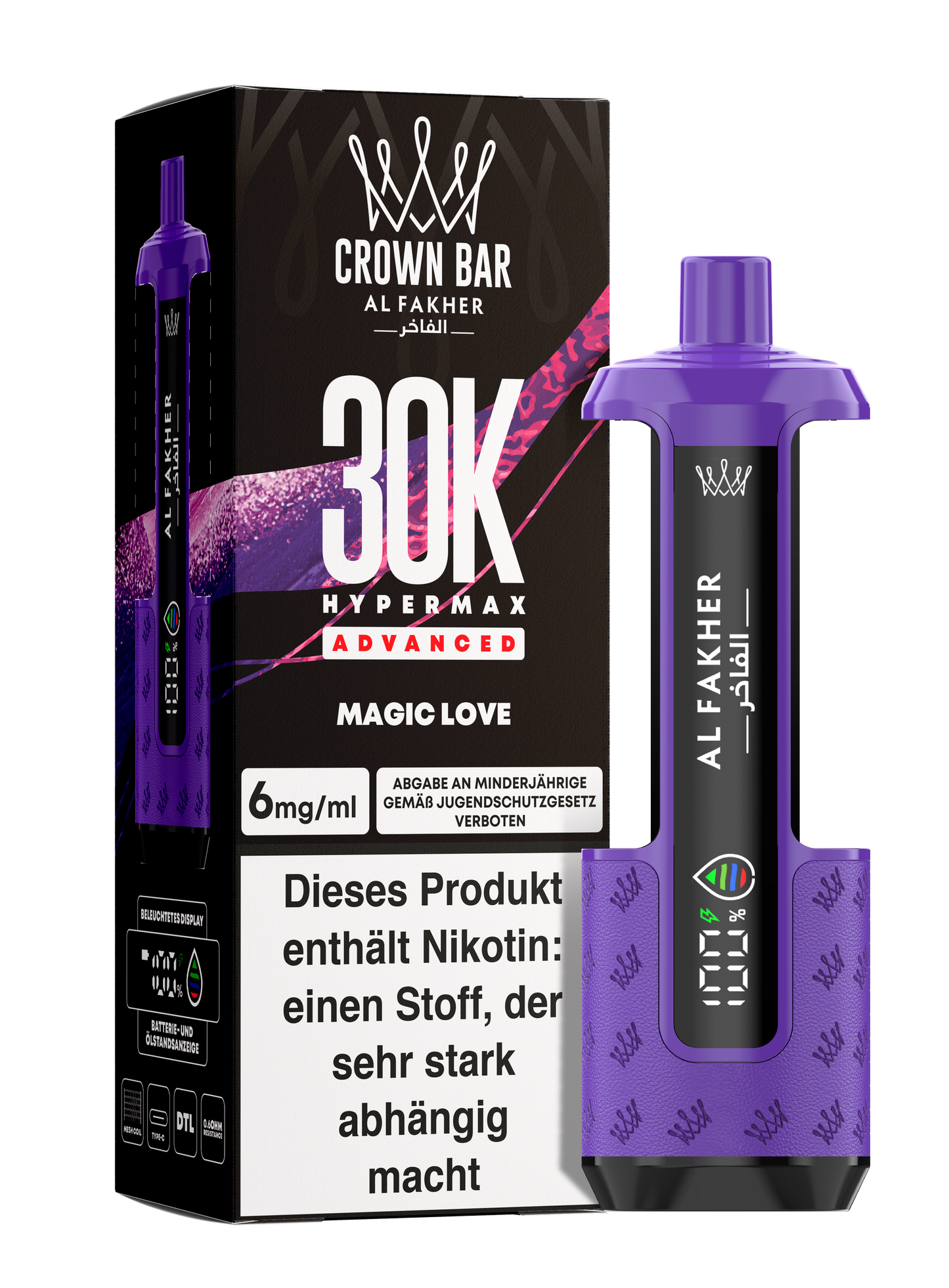 Al Fakher 30K - Hypermax Kit - Gerät + Pods (5stk) !NEU!