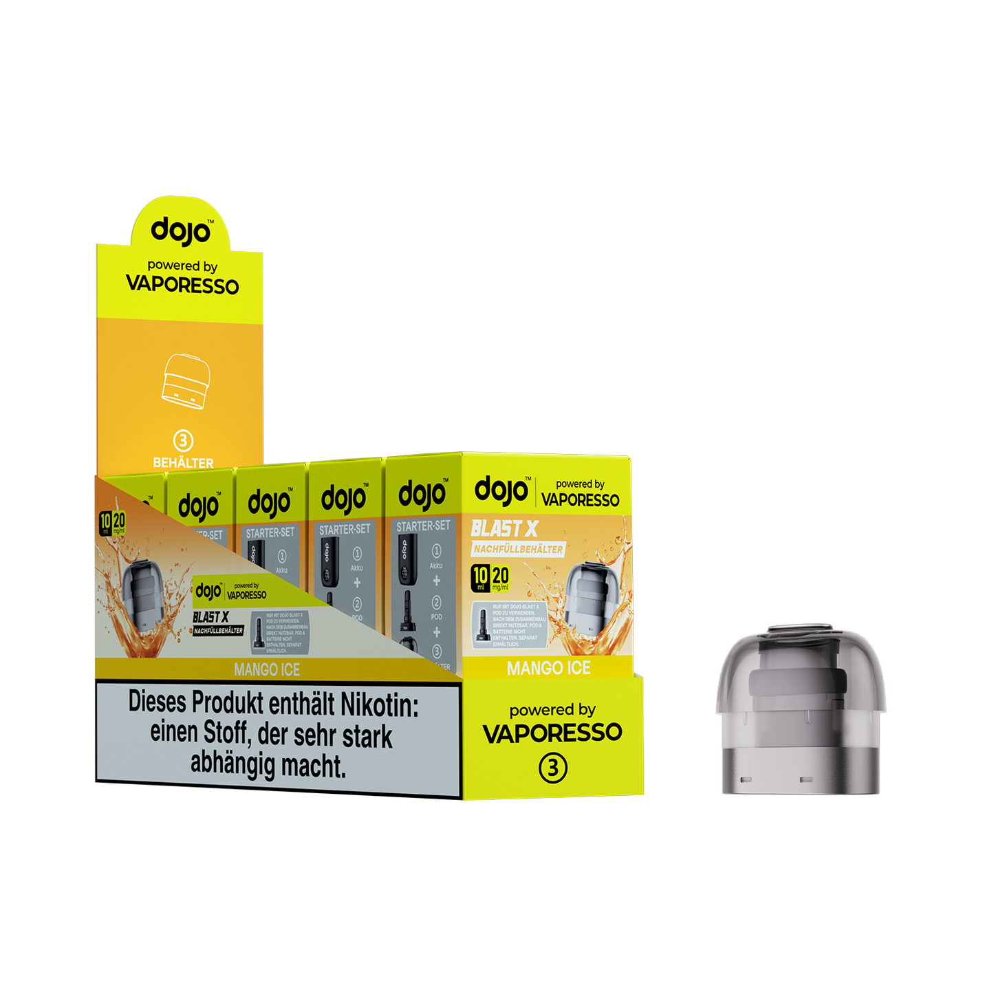 Vaporesso - Dojo Blast X - 10ml Pod (5stk)