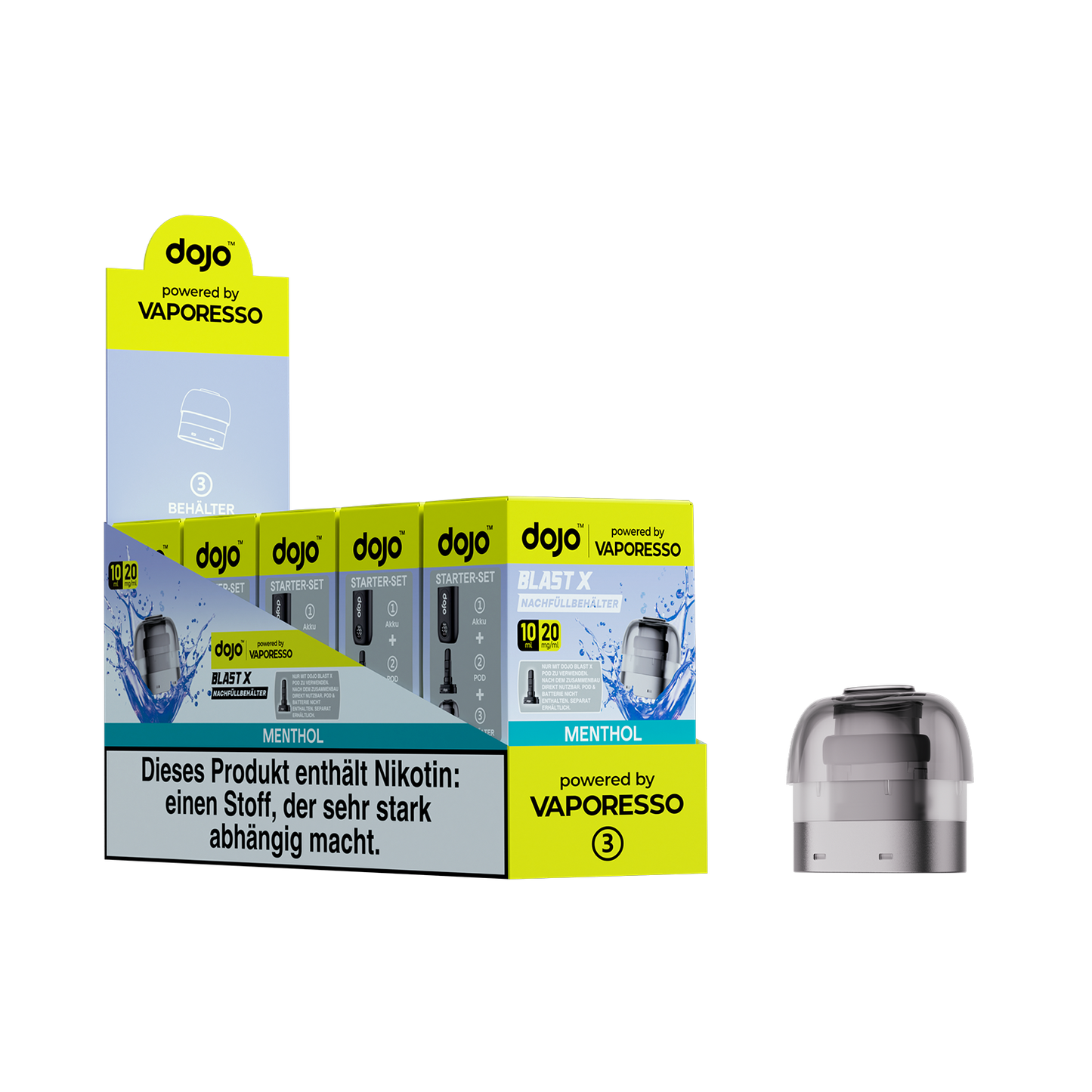 Vaporesso - Dojo Blast X - 10ml Pod (5stk)