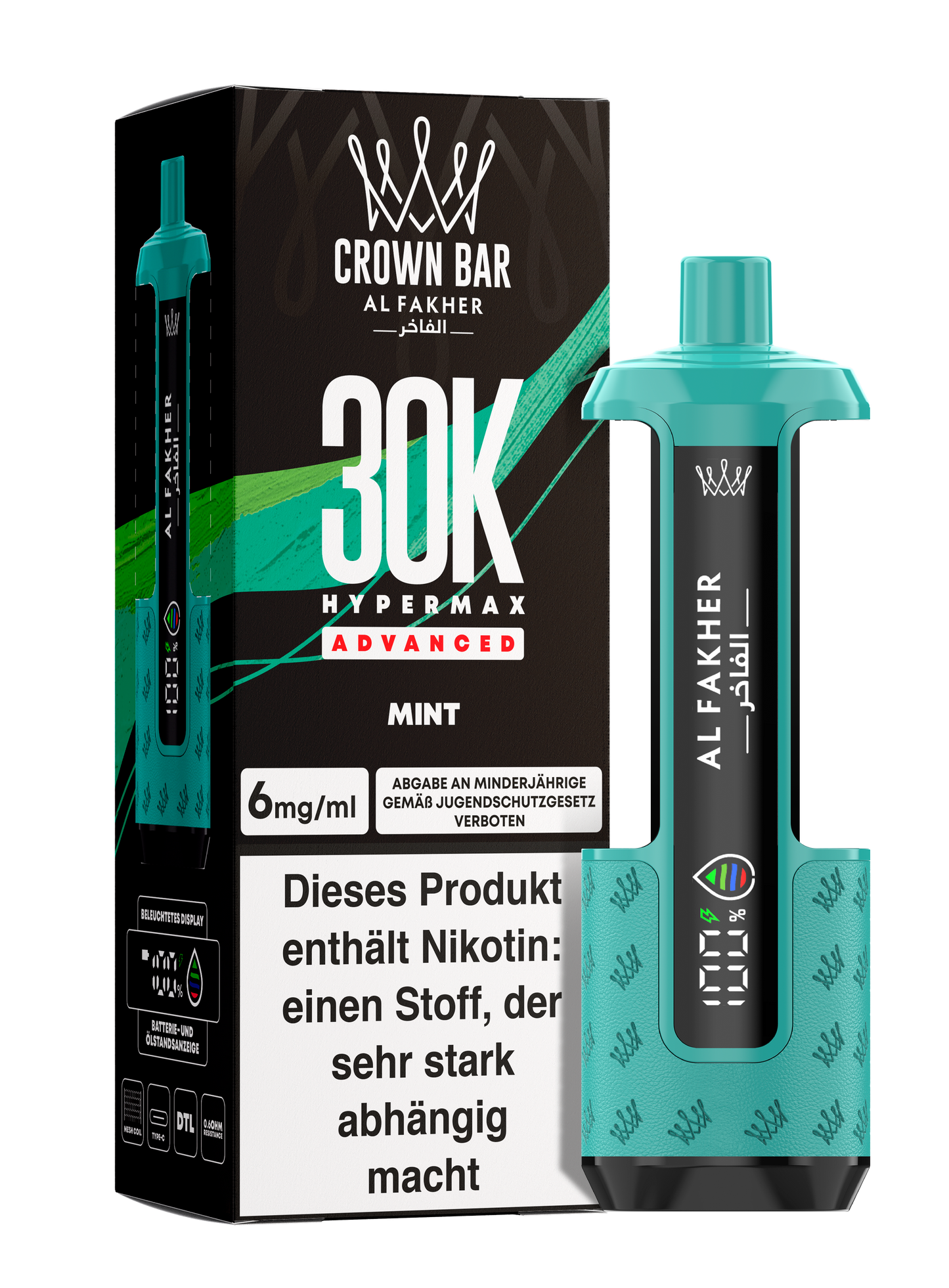 Al Fakher 30K - Hypermax Kit - Gerät + Pods (5stk) !NEU!