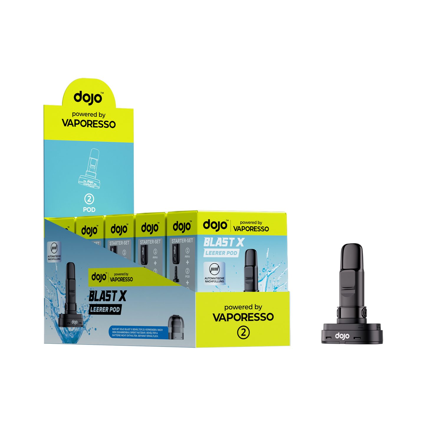 Vaporesso - Dojo Blast X - 5ml Leerpod (5stk)