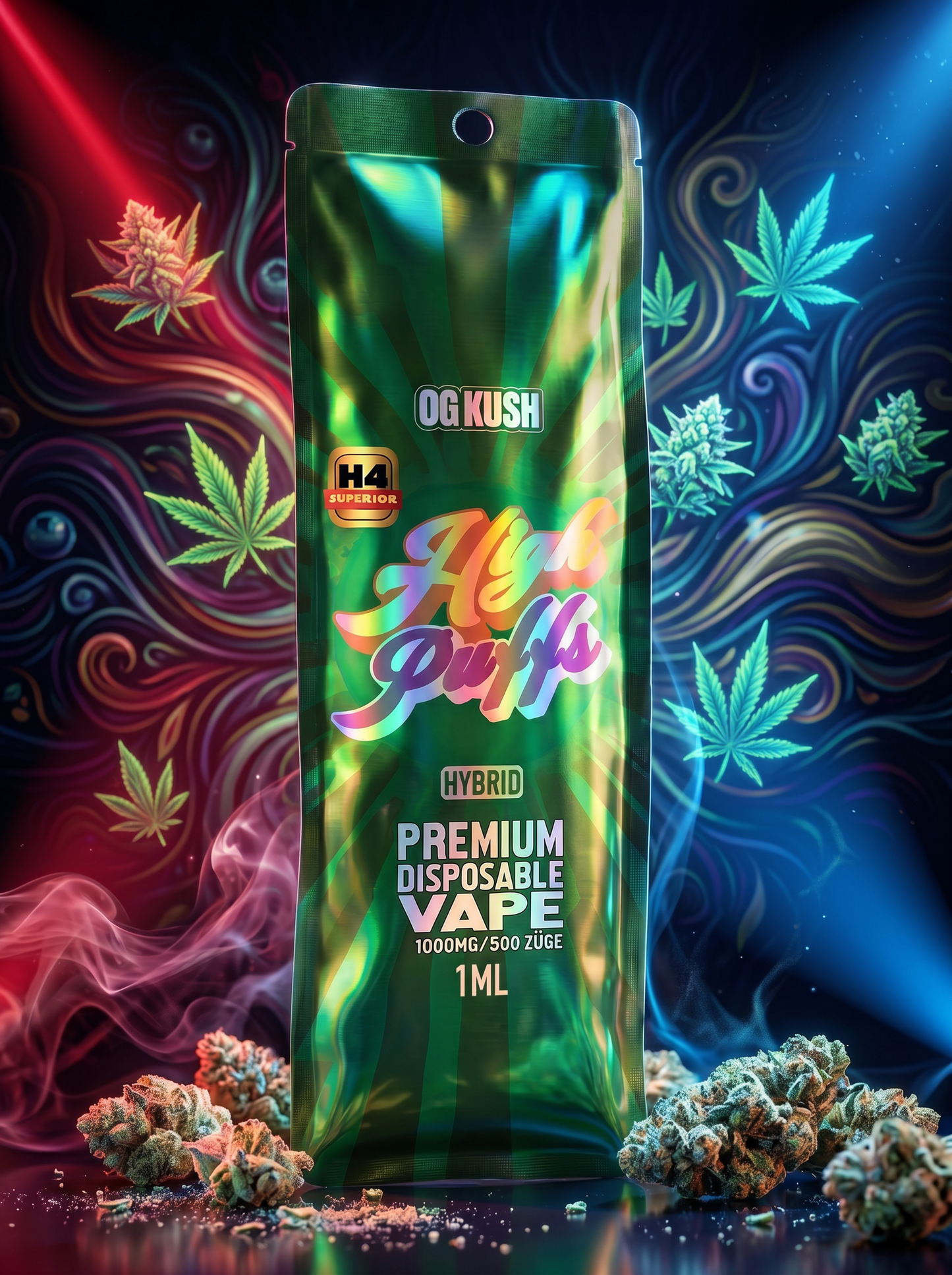 High Puffs – H4 SUPERIOR – E-Zigarette (10stk)