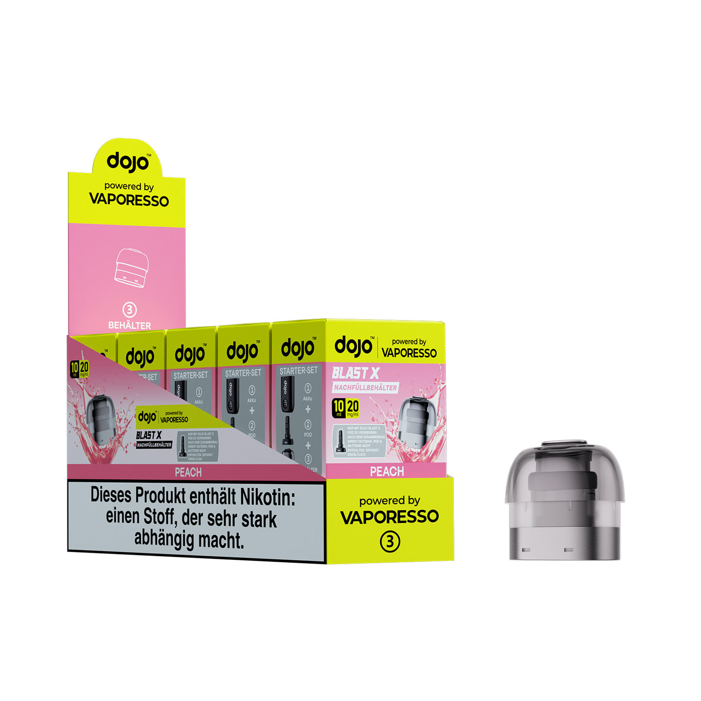 Vaporesso - Dojo Blast X - 10ml Pod (5stk)