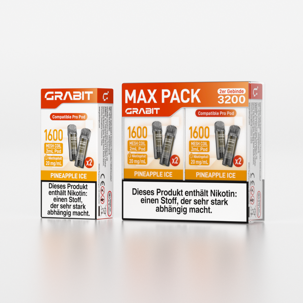 GRABIT MAX Pack 4in1 Pod (10stk.)
