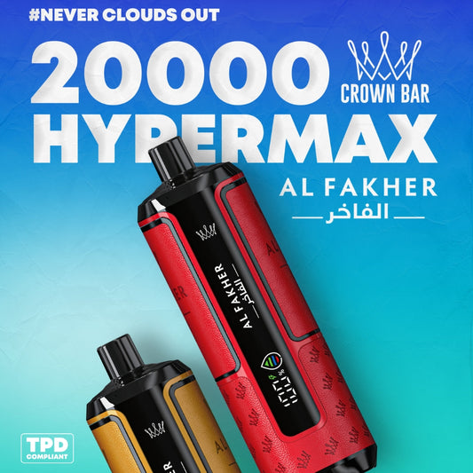 Al Fakher Crown Bar Hypermax 20K (5stk.)