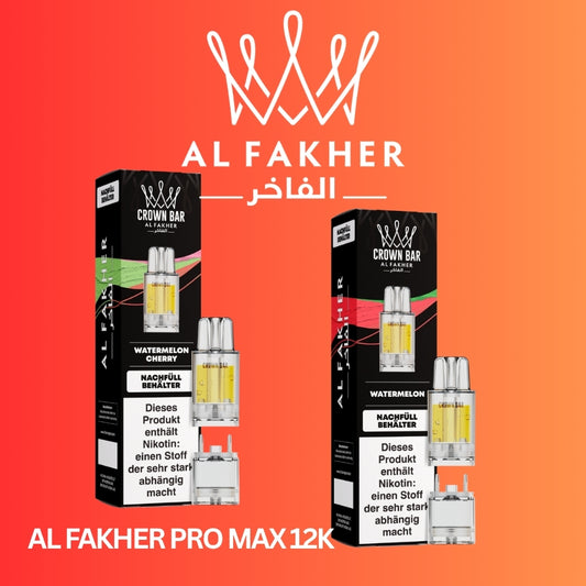 Al Fakher Pro Max 12K Pod (5 stk.)