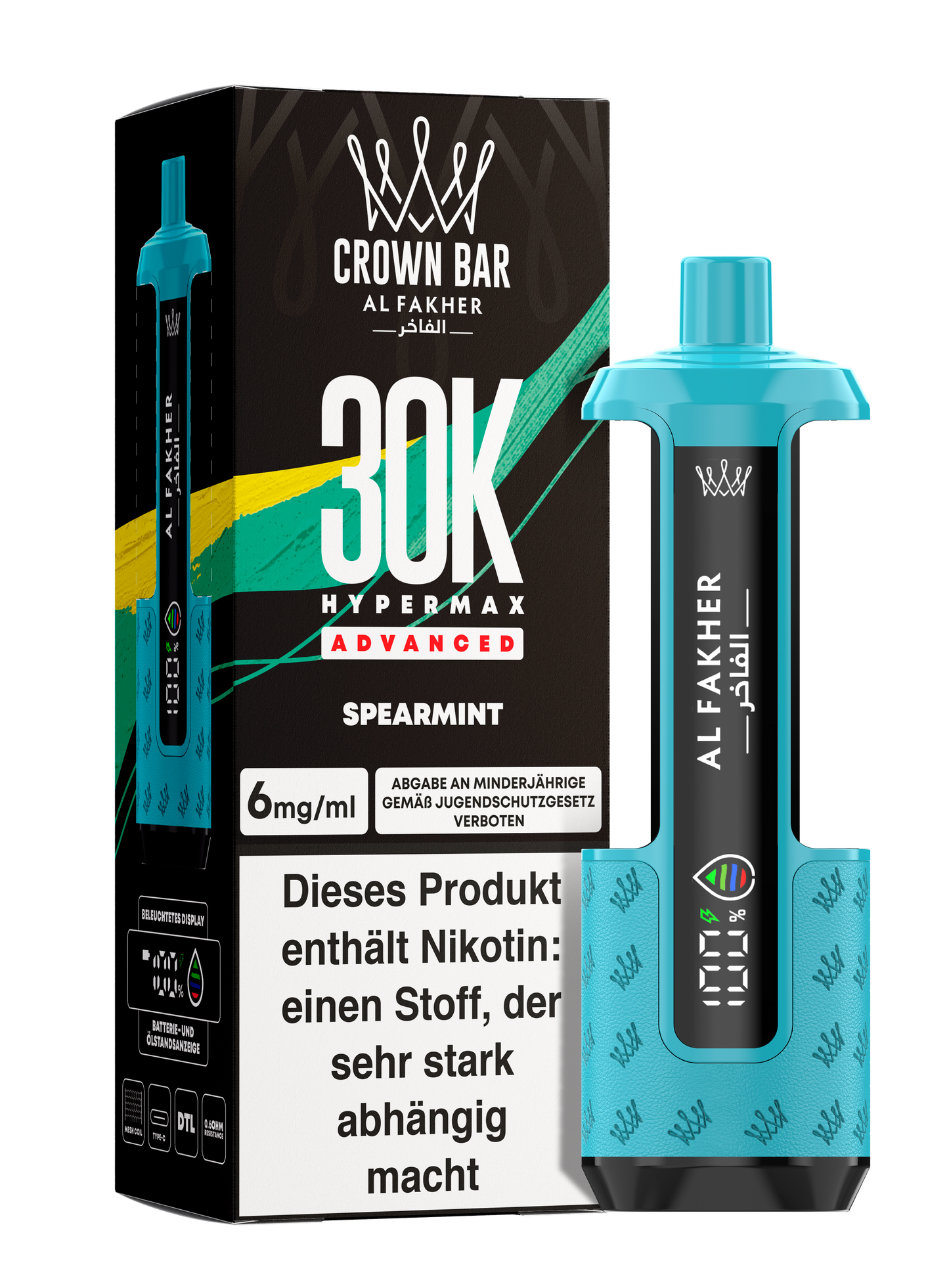 Al Fakher 30K - Hypermax Kit - Gerät + Pods (5stk) !NEU!