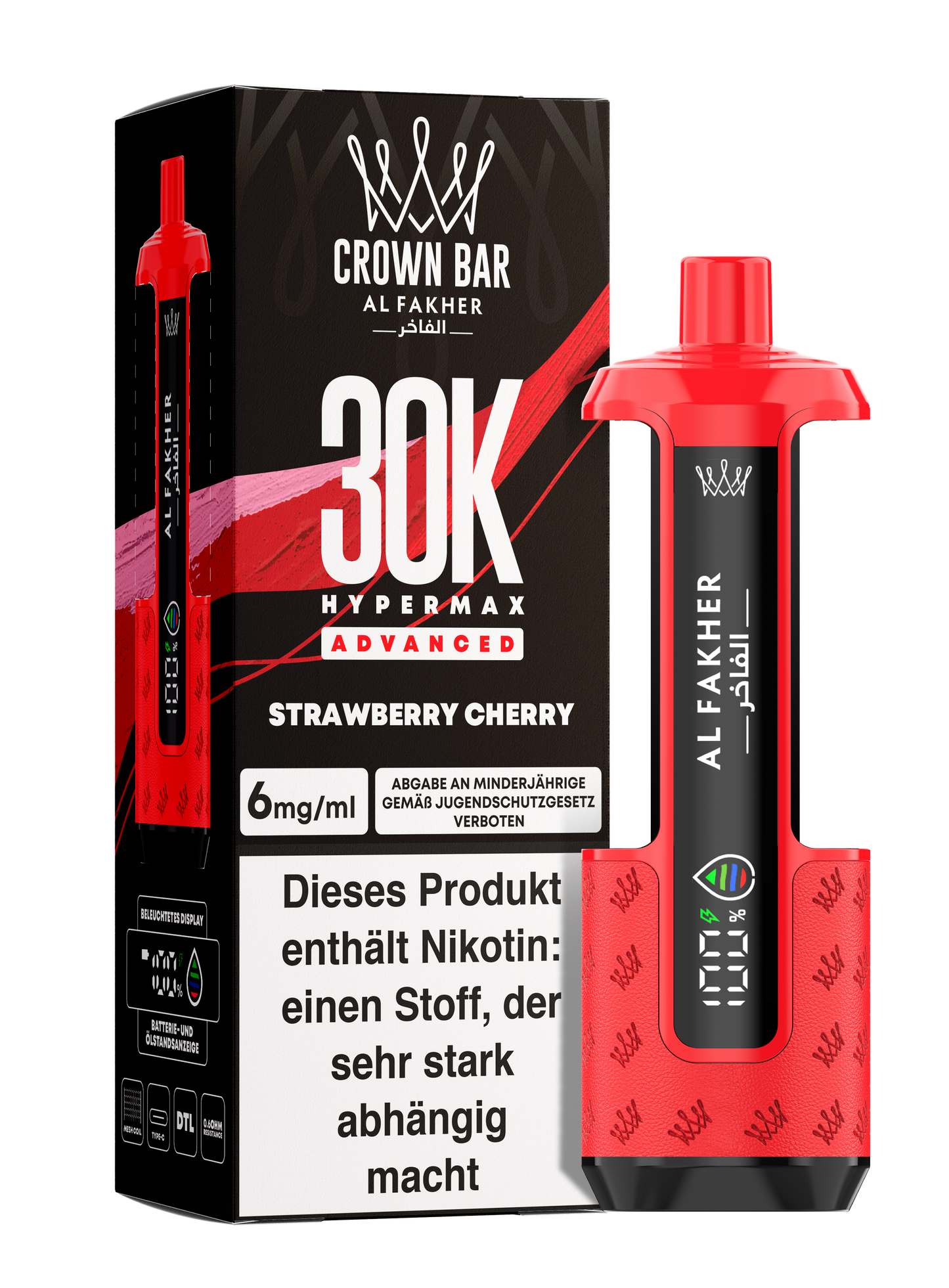 Al Fakher 30K - Hypermax Kit - Gerät + Pods (5stk) !NEU!