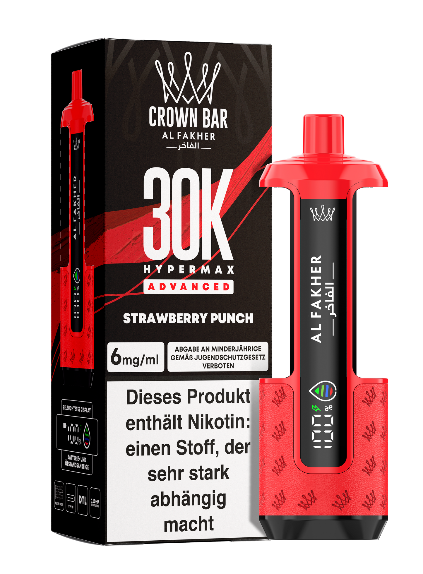 Al Fakher 30K - Hypermax Kit - Gerät + Pods (5stk) !NEU!