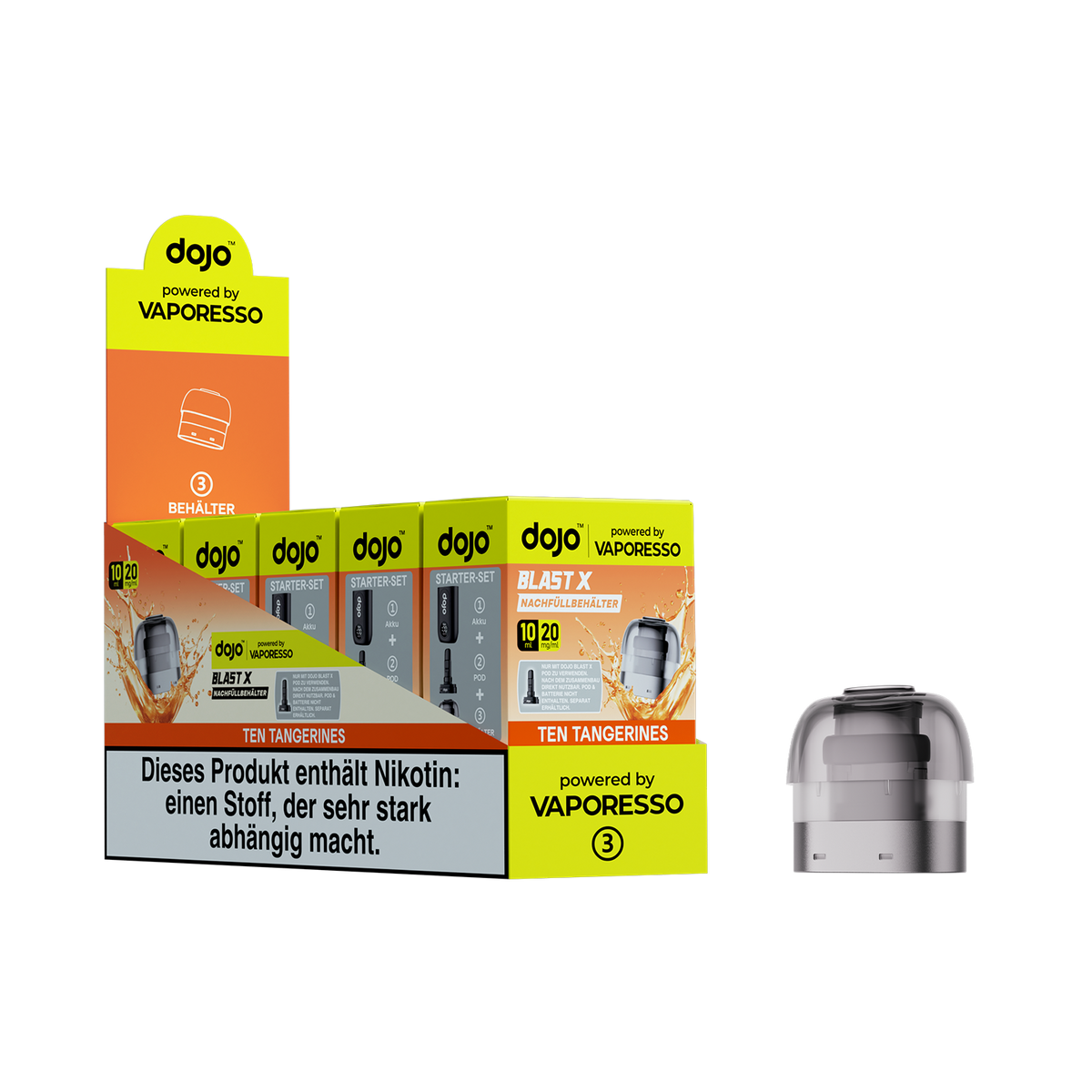 Vaporesso - Dojo Blast X - 10ml Pod (5stk)