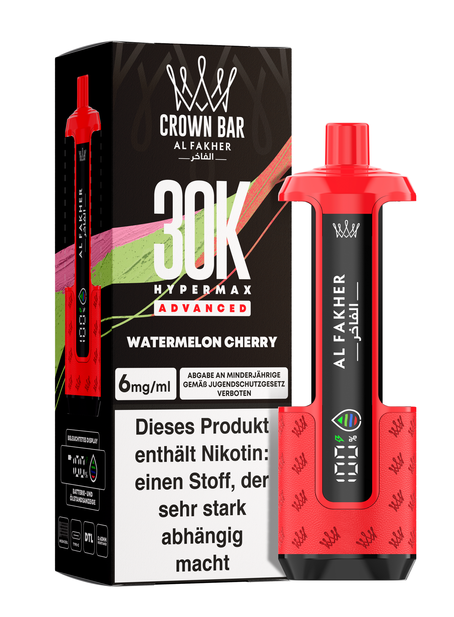 Al Fakher 30K - Hypermax Kit - Gerät + Pods (5stk) !NEU!