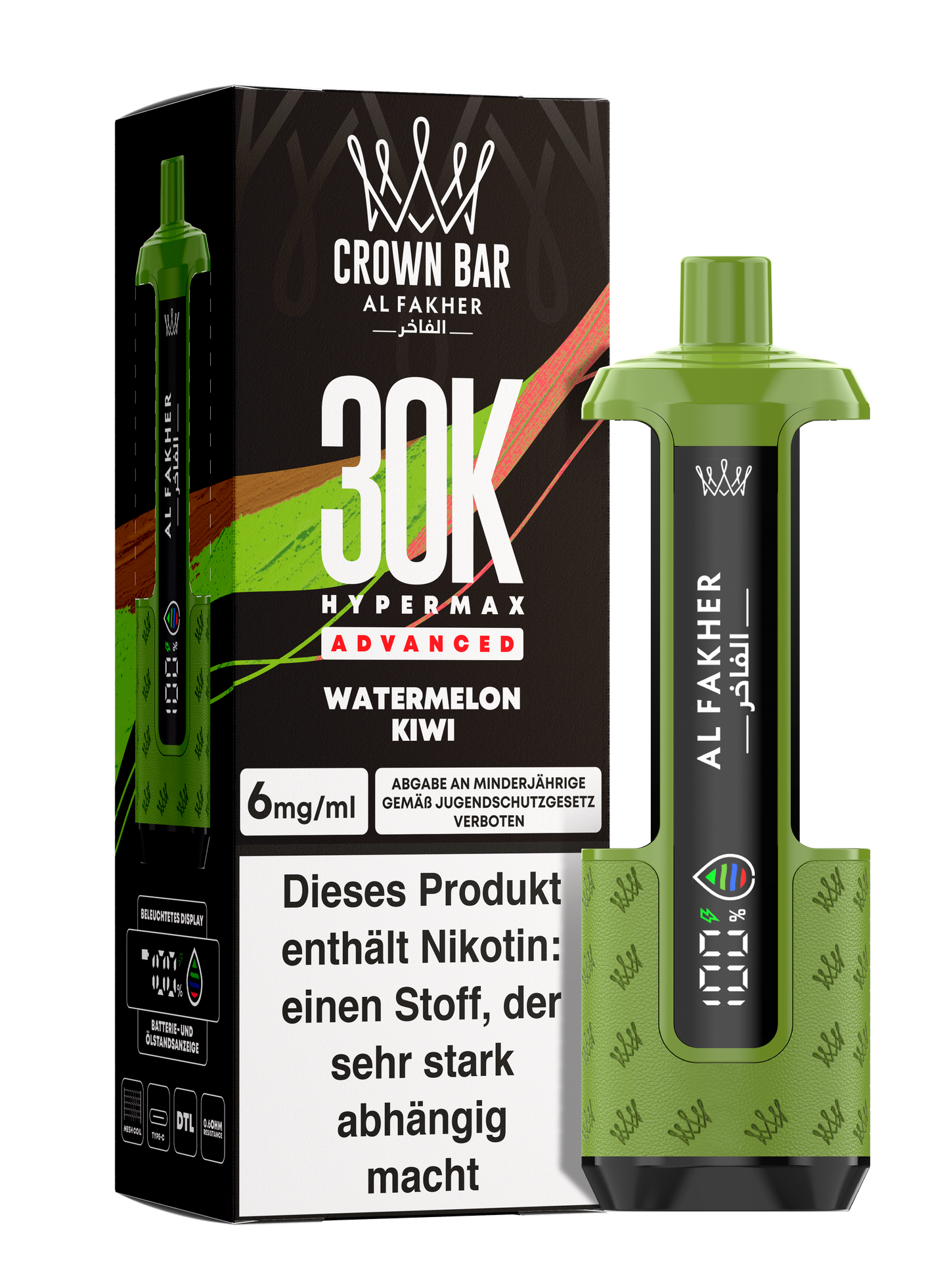 Al Fakher 30K - Hypermax Kit - Gerät + Pods (5stk) !NEU!