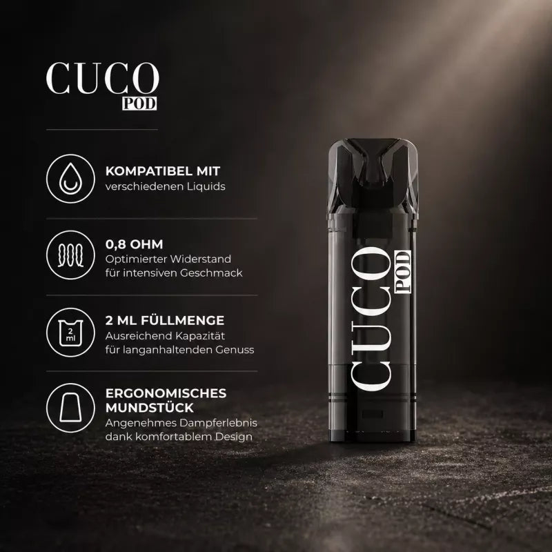CUCU Pod Leerpod 1x 2ml 1.0 Ohm (10stk)