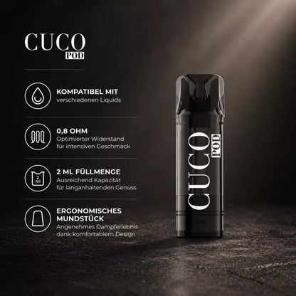 CUCU Pod Leerpod 1x 2ml 1.0 Ohm (10stk)