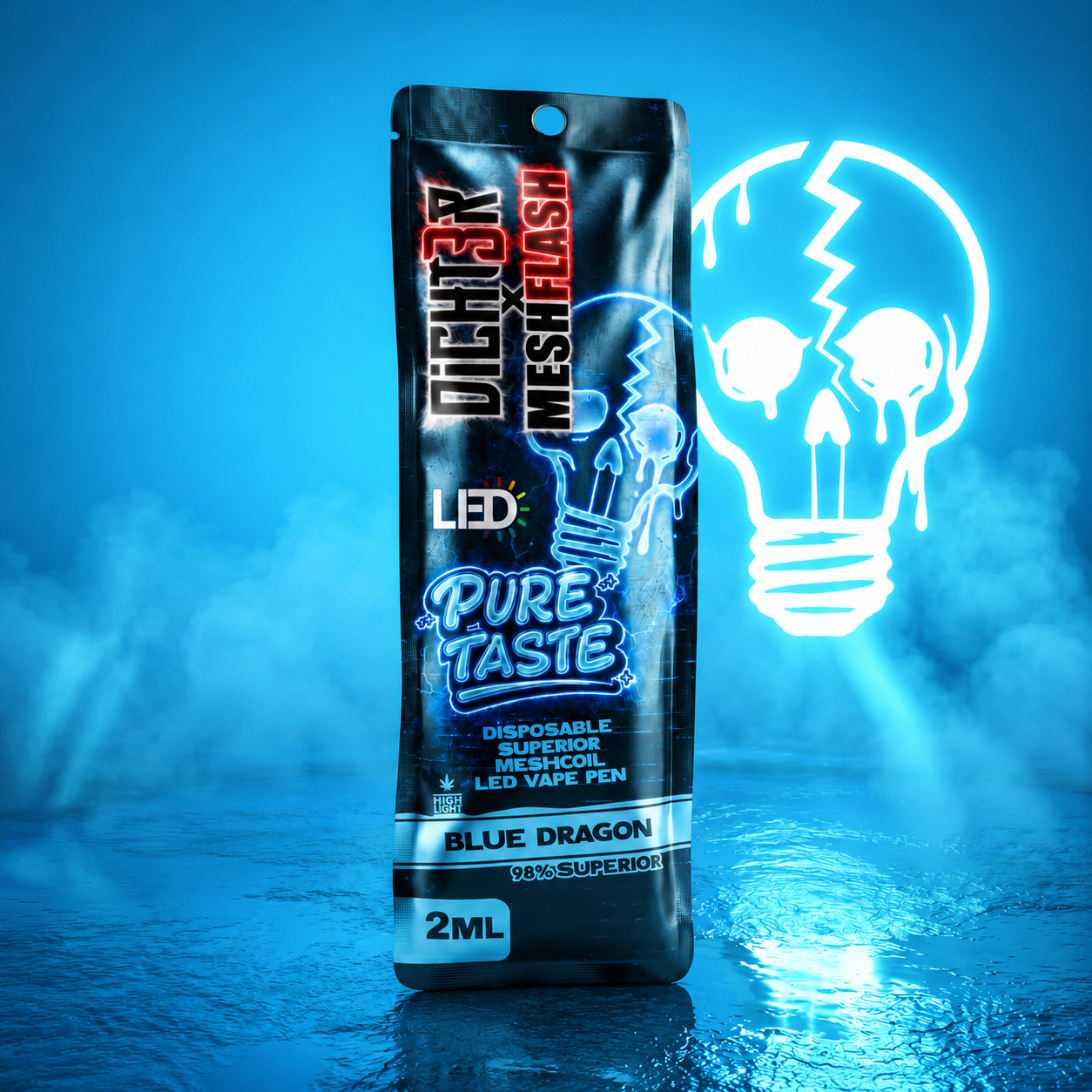 DICHT3R × Meshflash Blue Dragon