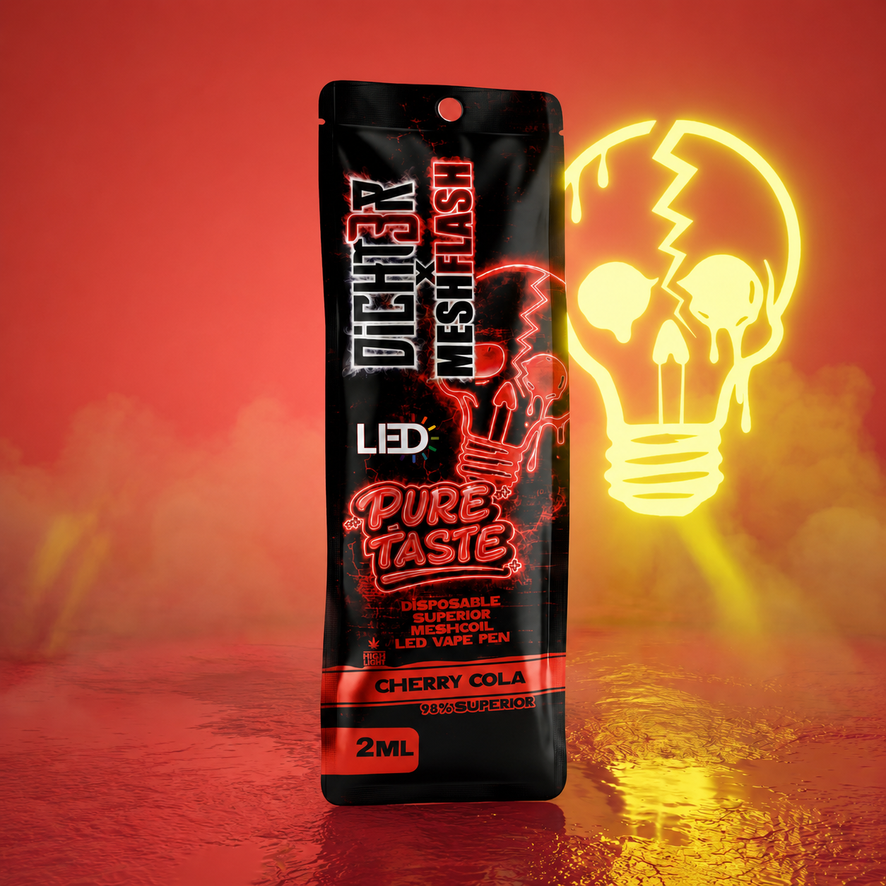 DICHT3R × Meshflash Cherry Cola